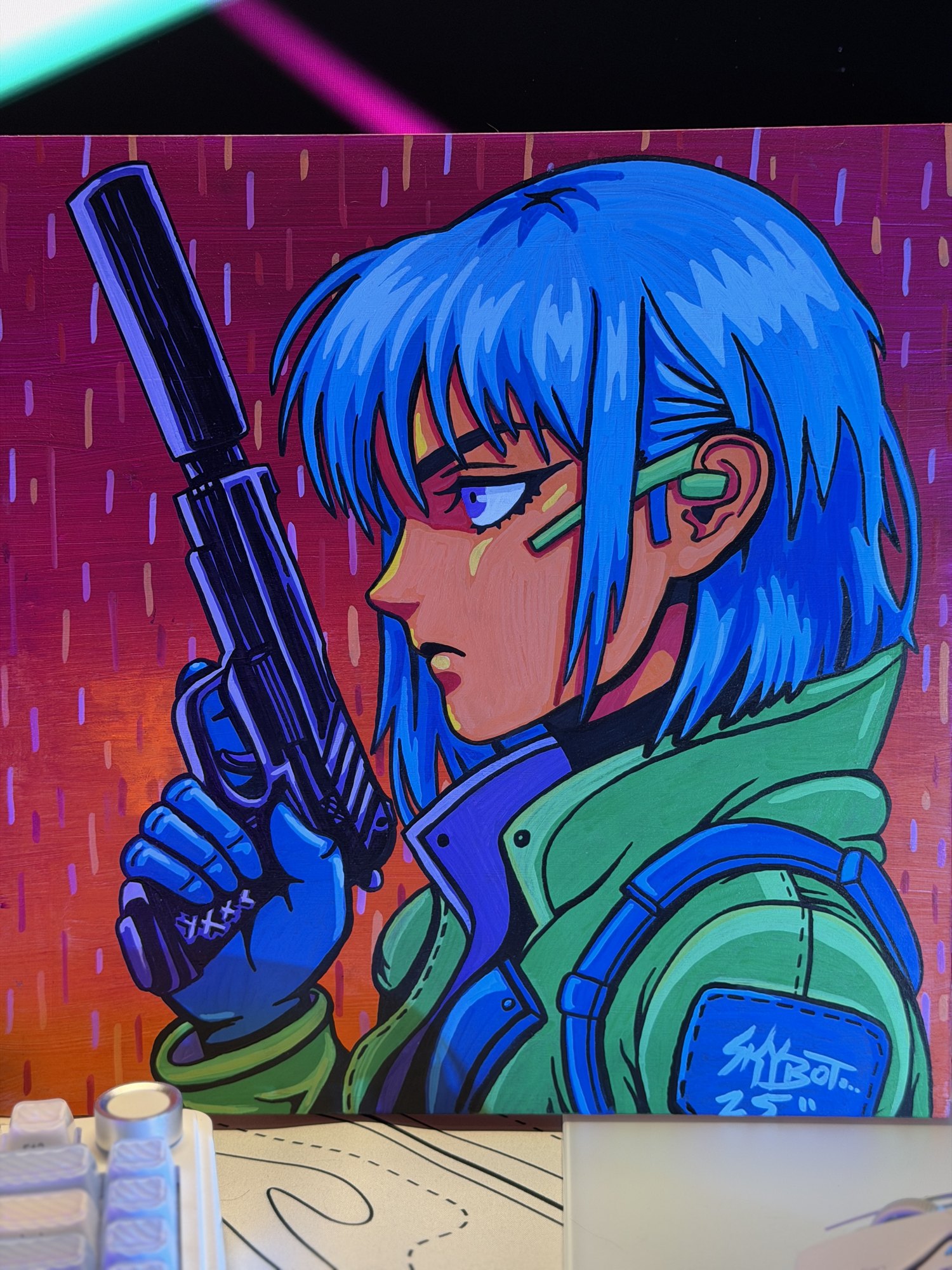 Cyber Sniper - Finished painting