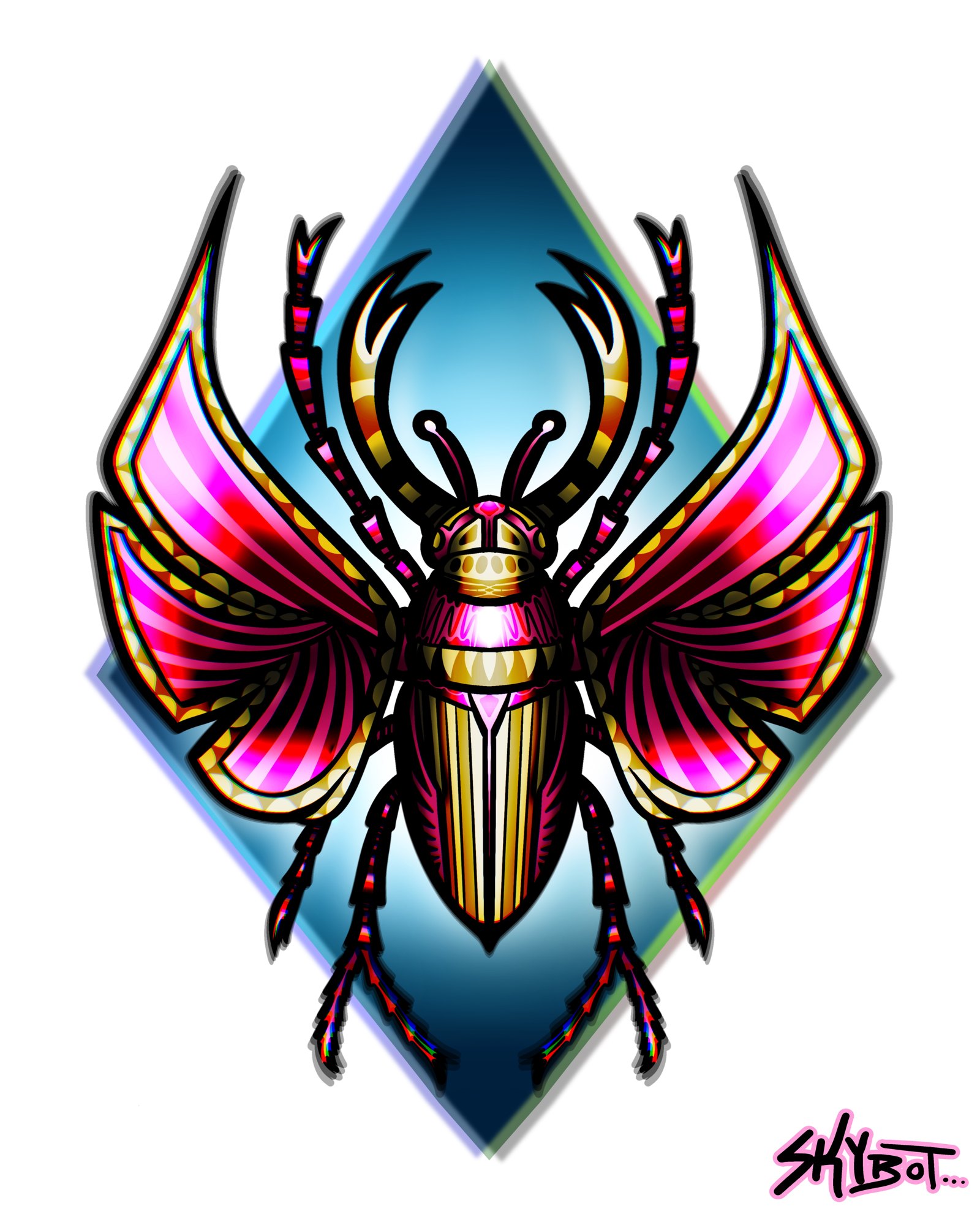 Beetle Sigil - Finished piece