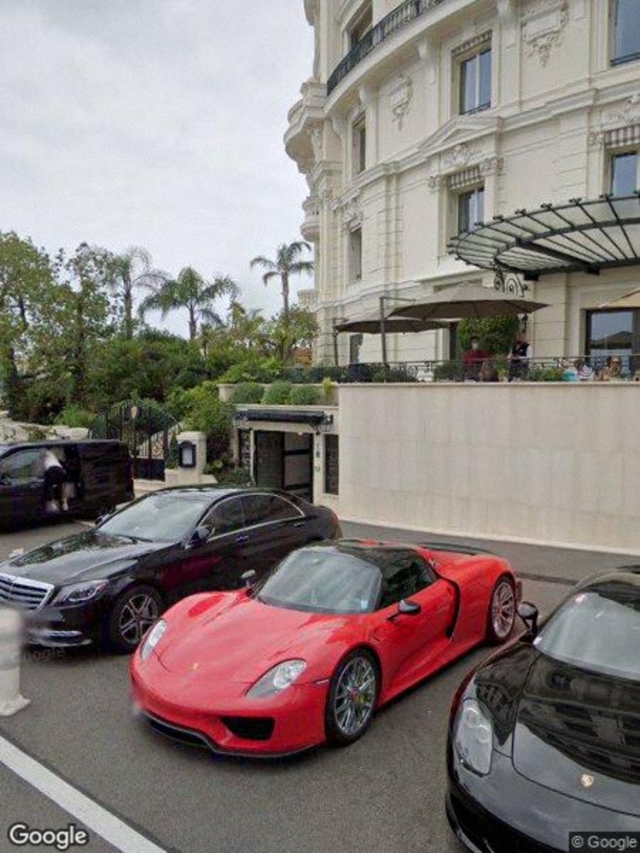 Porsche 918 Spyder · Monte Carlo, Monaco · 50mm - raw Street View capture