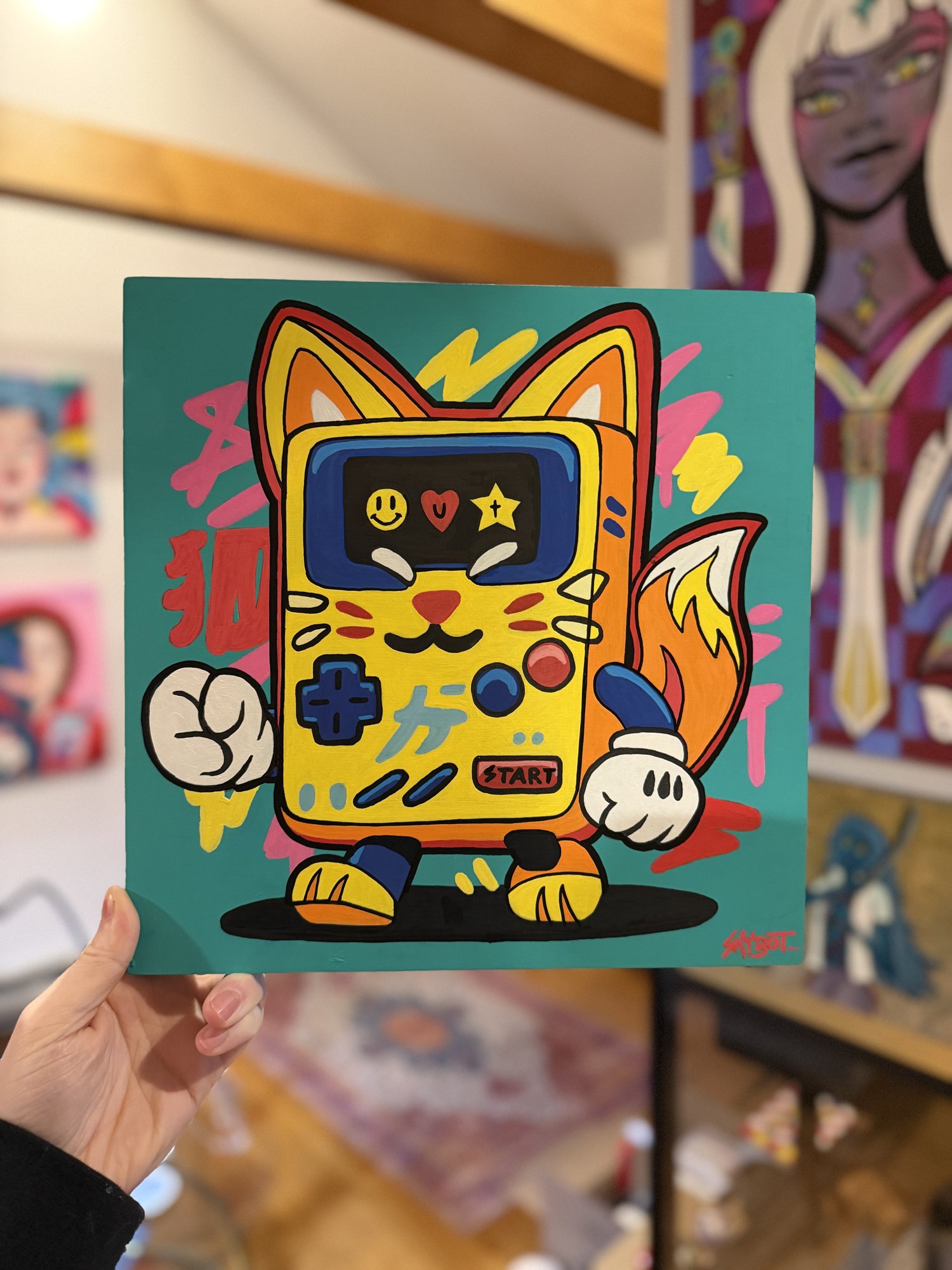 Gamecat - Finished piece
